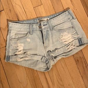 Denim shorts